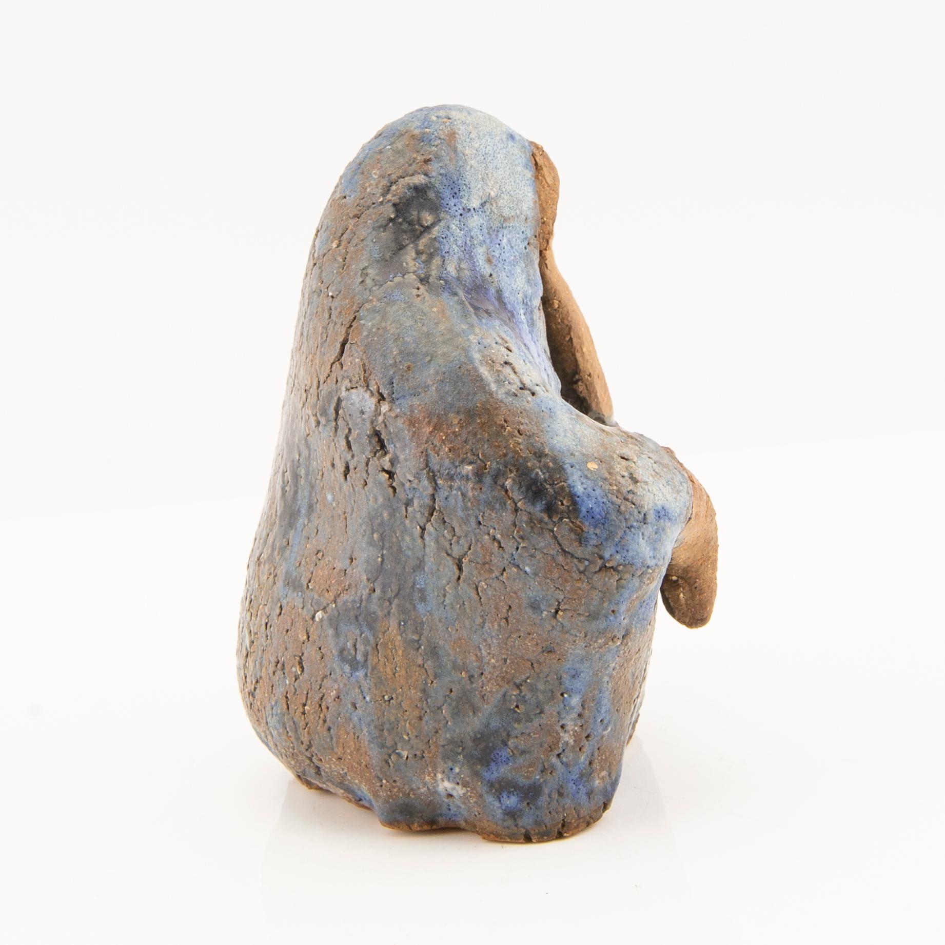 Lisa Larson, unique signed stoneware figurine.