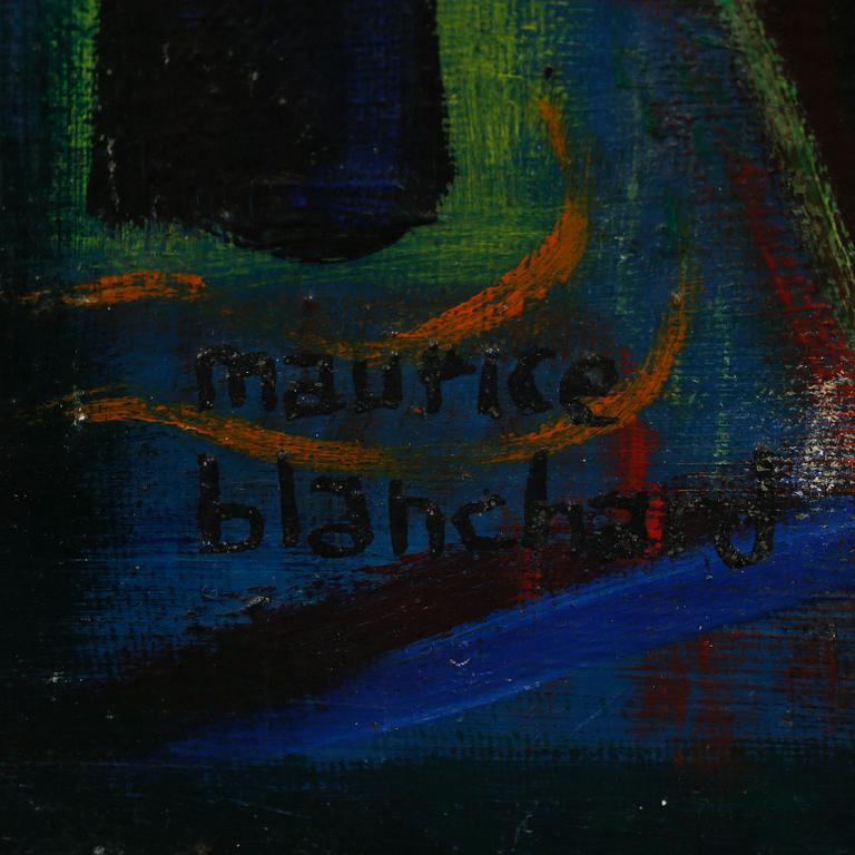 MAURICE BLANCHARD, olja på duk, signerad.