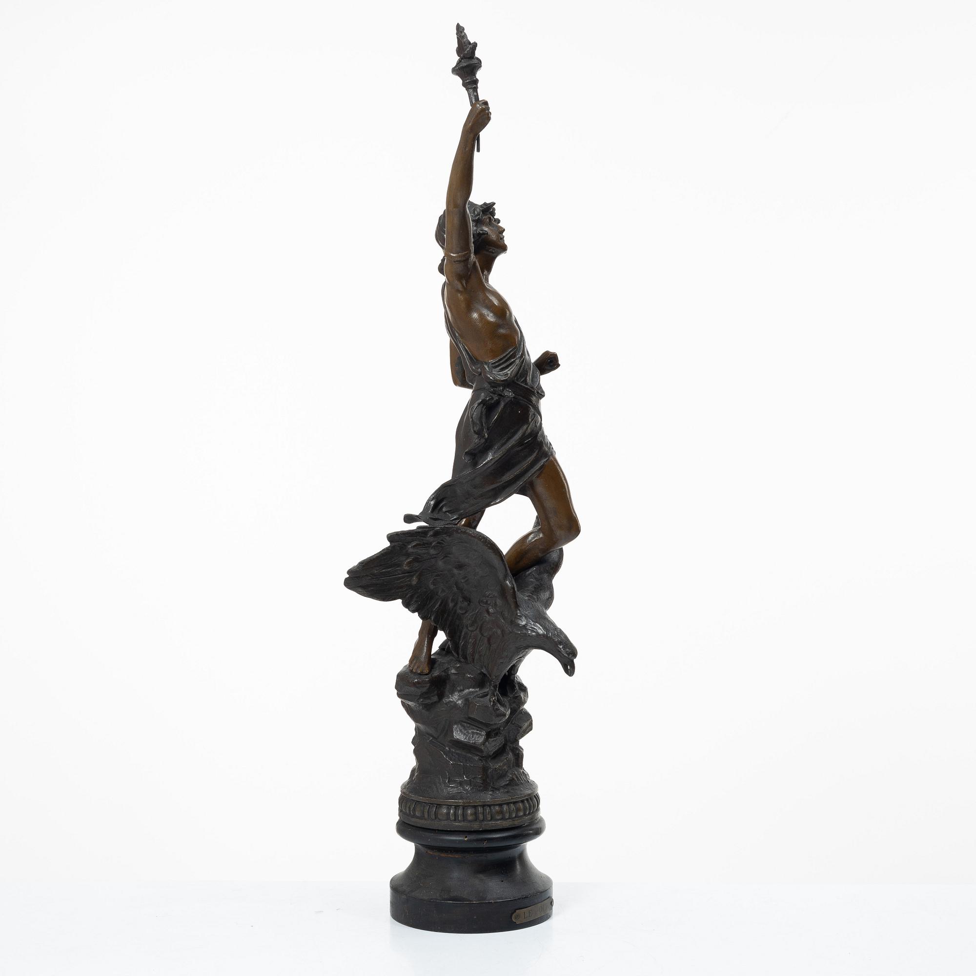 Decorative sculpture, "Le Jour," circa 1900.
