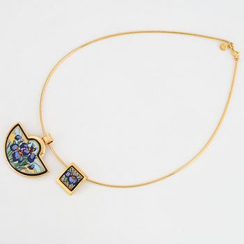 Frey Wille, necklace with two pendants.