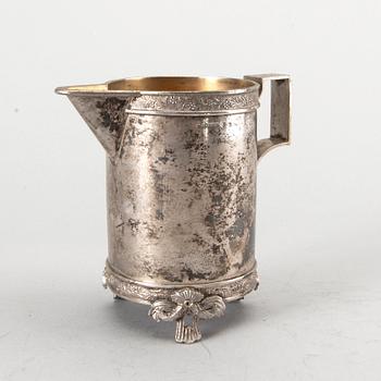 KAFFESERVIS, 3 delar, silver, Lars Dahlberg, Kristianstad, 1905.