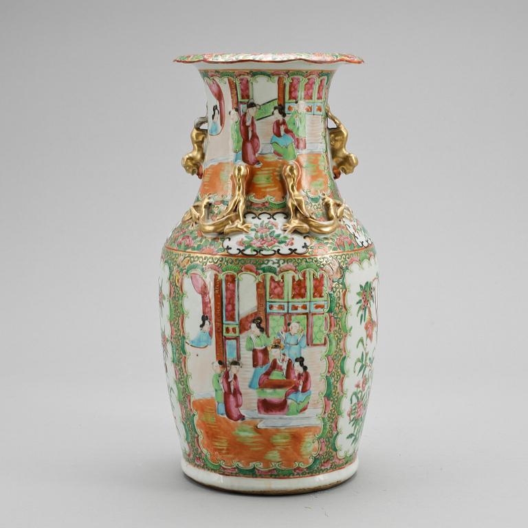 VAS, porslin, Kanton, Kina 1800-tal.