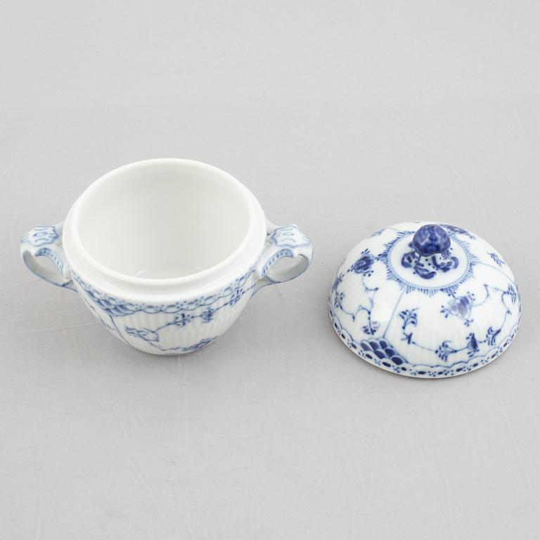 Royal Copenhagen, 27 pieces of a "Blue Fluted" porcelain service, Denmark.