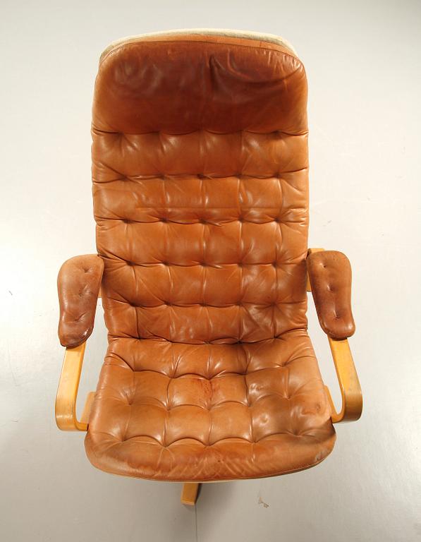 FÅTÖLJ, Sam Larsson, DUX, 1980-tal.