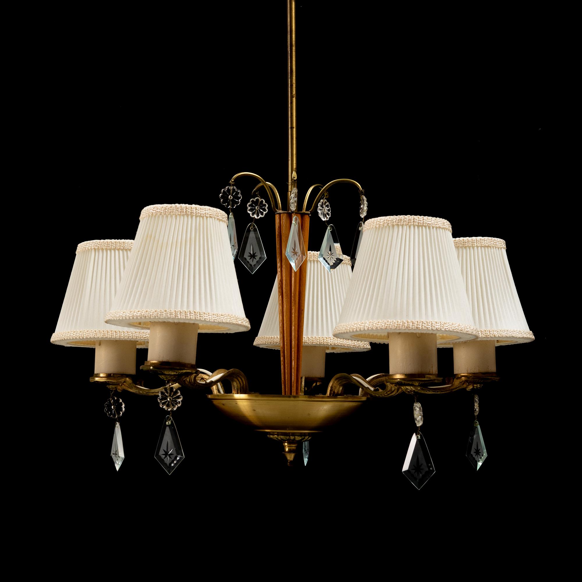 A Swedish Modern ceiling light, Edvard Hagman AB, Norrköping, mid 20th Century.