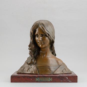 Léon Noël Delagrange, a bronze sculpture, signed.