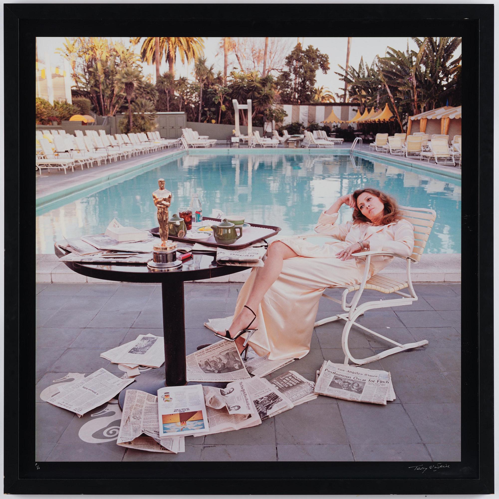 Terry O'Neill, "Faye Dunaway, Hollywood, 1977".