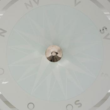 Simon Gate, a ceiling lamp model GD 652, Orrefors, 1930s.