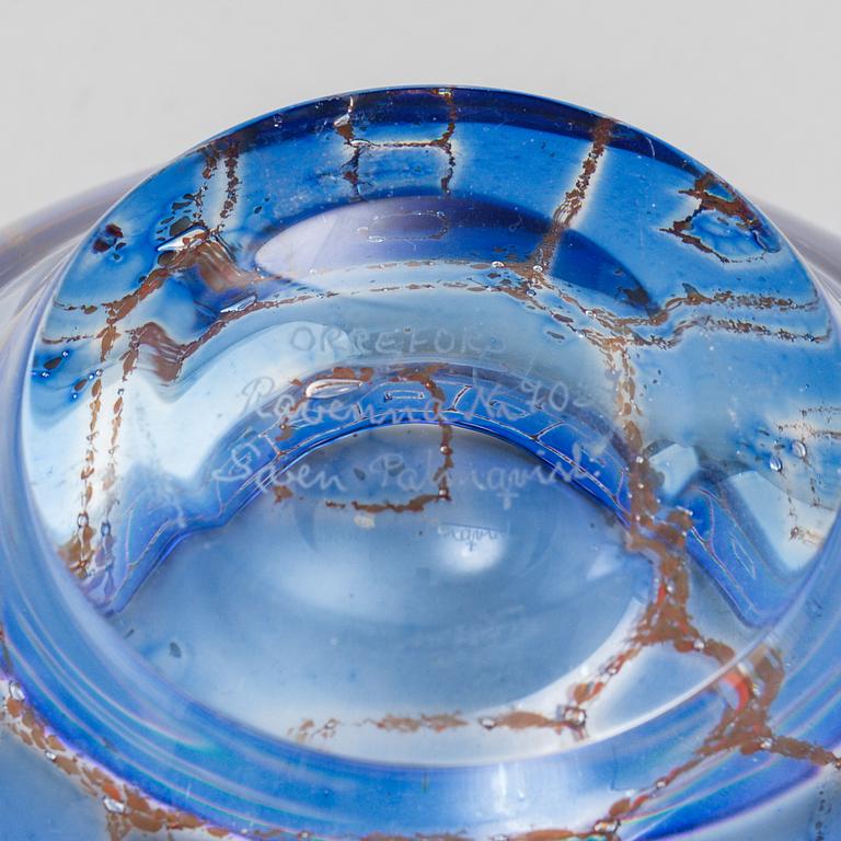 SVEN PALMQVIST, a "Ravenna" glass bowl, Orrefors, Sweden 1978.