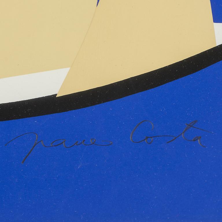 FRANCO COSTA, a lithograph in colors, signed and numbered 75/100.