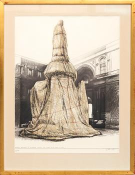 Christo & Jeanne-Claude, lithograph signed and numbered 244/999.