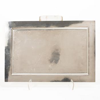 H.J. Wilm, bricka, sterling silver, Hamburg 1900-tal.