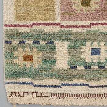 Märta Måås-Fjetterström, Matto, "Ängarna", knotted pile, ca 244-245,5 x 178,5-181,5 cm, signed AB MMF.