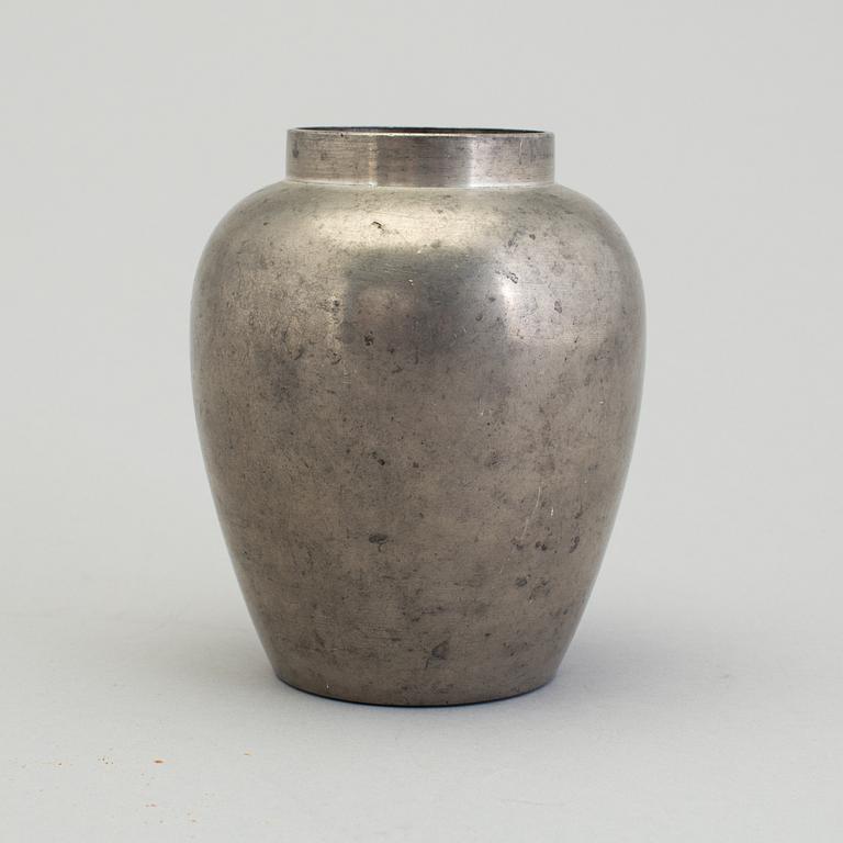 Five coasters, a vase, a bowl,  and an ashtray by Firma Svenskt Tenn first half of 20th centuty.