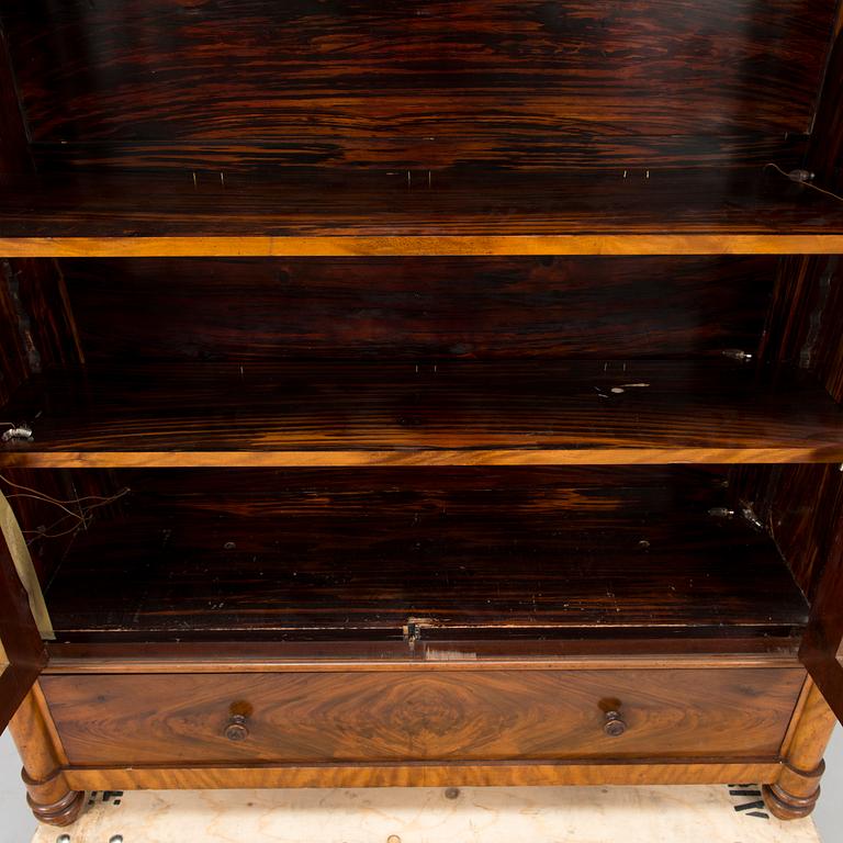 A two-door bookcase from the latter half of the 19th Century.