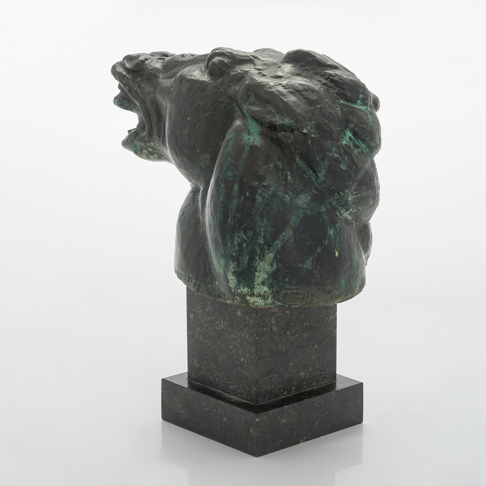 Carl Milles, Hevosen pää.