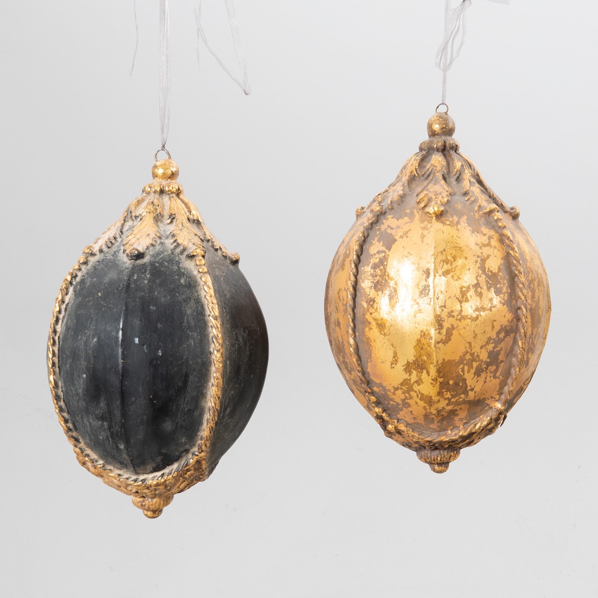 Ornaments, 2 pcs, second half of the 20th century.