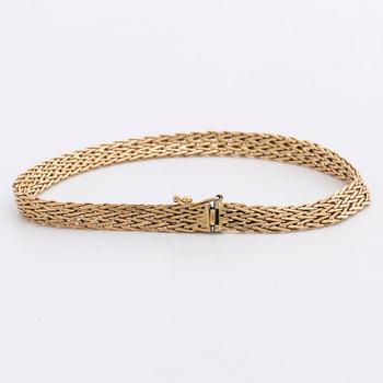 BRACELET 18k gold , 13,0 g.