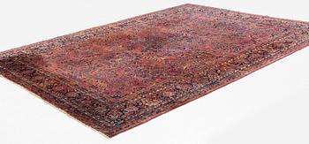 A semi-antique, so called, American Sarouk carpet, west Persia, ca 357 x 264 cm.