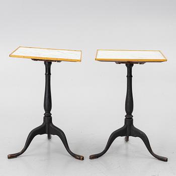 Fällbord, ett par, Sverige, omkring år 1800, Sengustavianska.