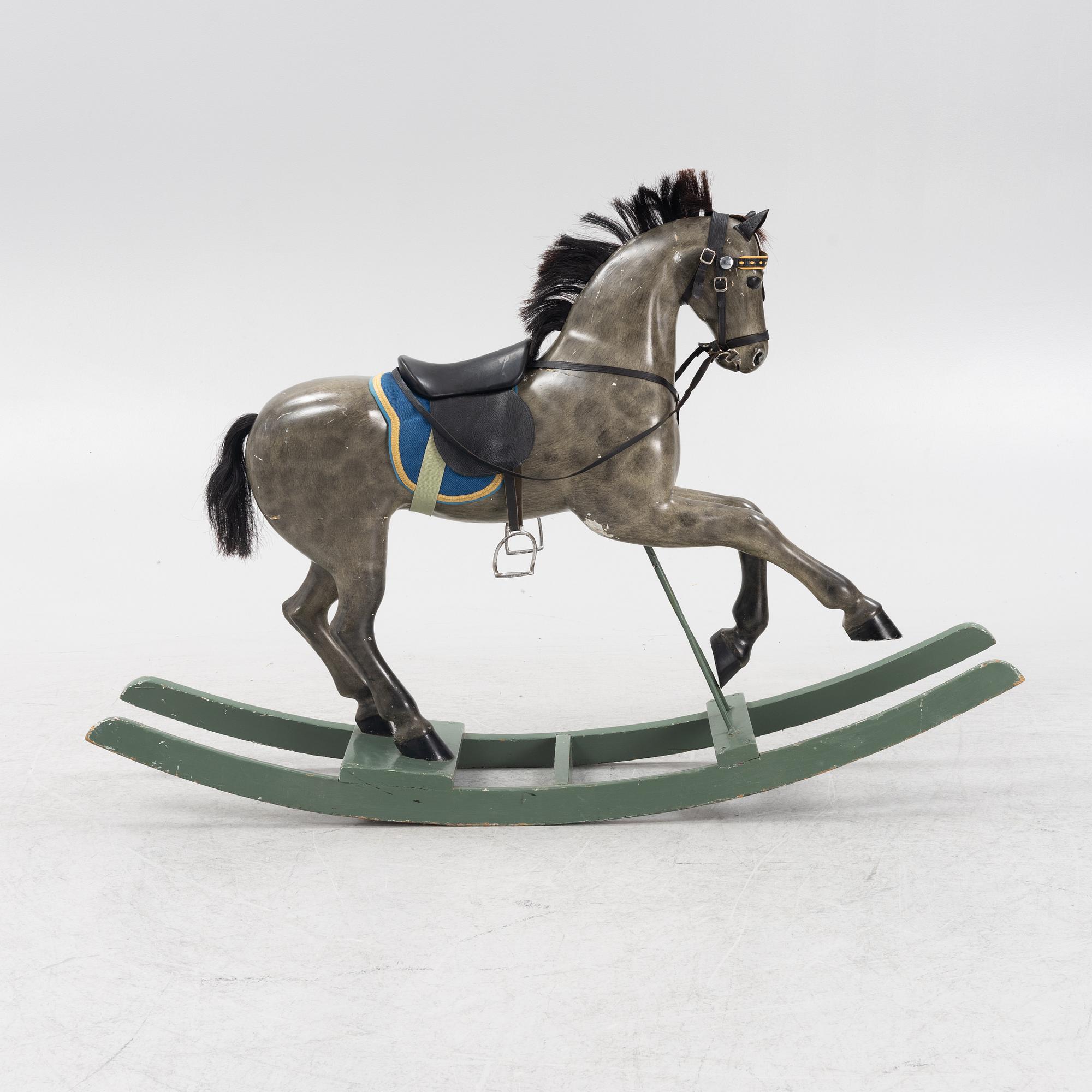 A rocking horse, early 20th century.