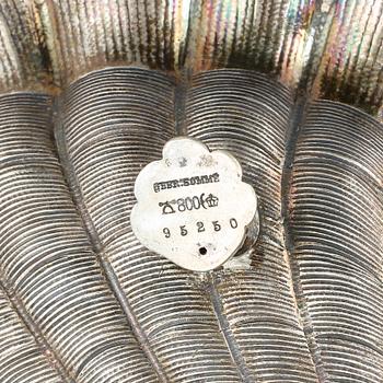 SKÅL, låghhaltigt silver 800, 1900-talets första hälft, vikt ca 477 gram.