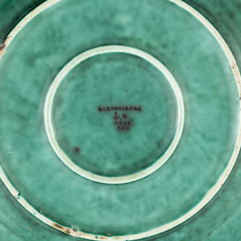 Wilhelm Kåge, an 'Argenta' stoneware dish, Gustavsberg 1934.