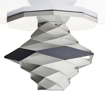 Preben Dal, a "Symphony" ceiling or table lamp, for Hans Følsgaard, Elektro HF Belysning, Denmark 1960's.