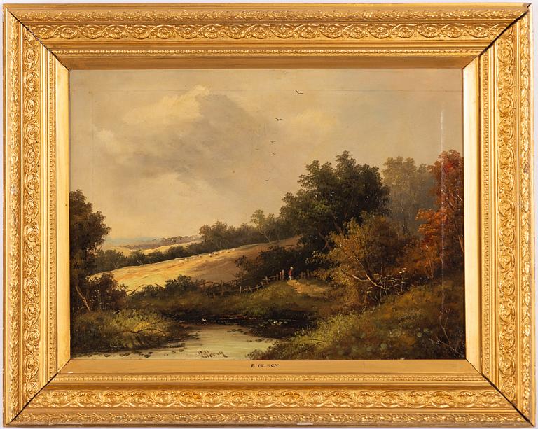 Sidney Richard Percy, after, Hedlandscape, 2 pcs.