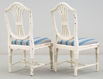 STOLAR, 2 st, gustavianska, omk 1800.