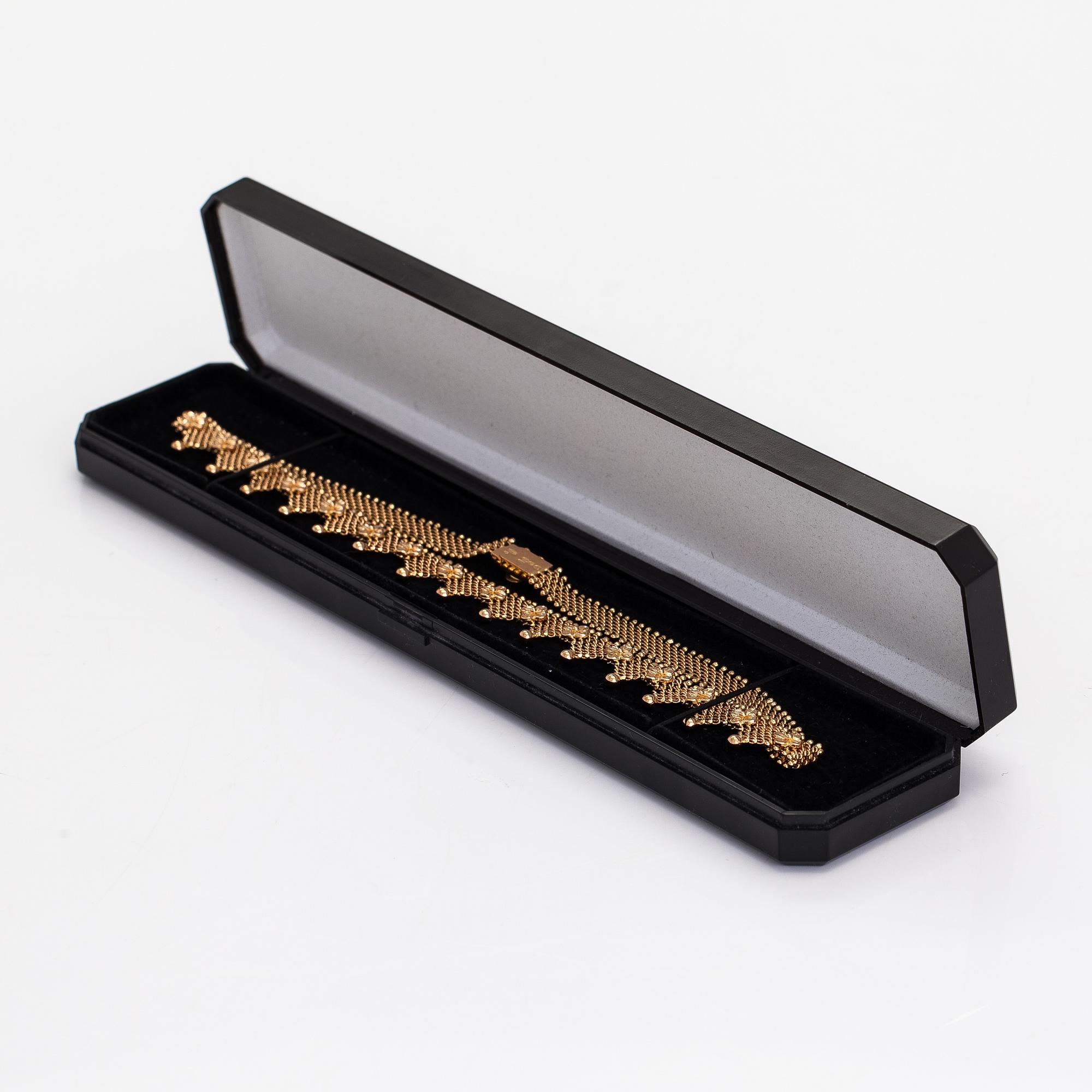 Halsband, 14K guld. Finska importstämplar.