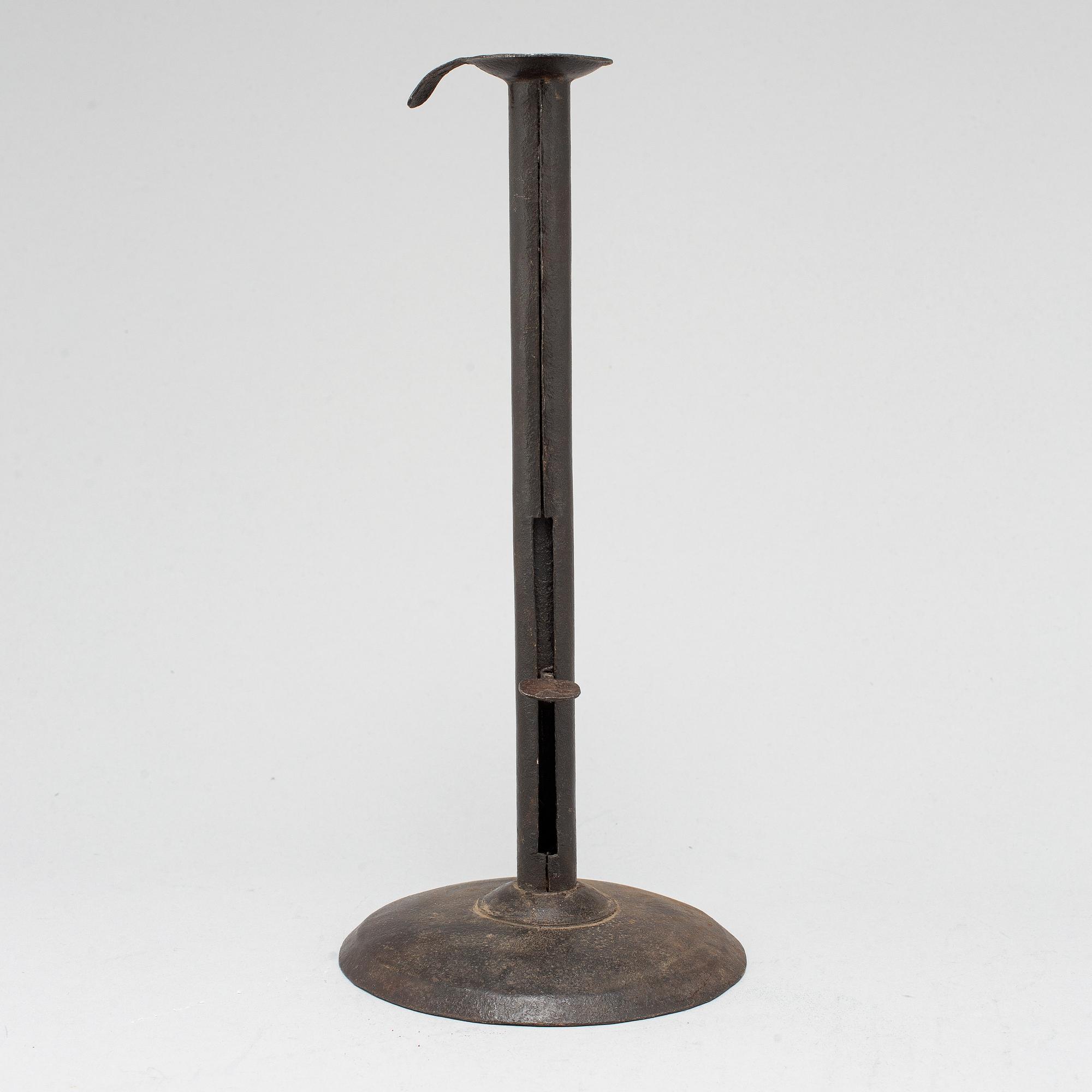 LJUSSTAKE, plåt, 1700-/1800-tal.