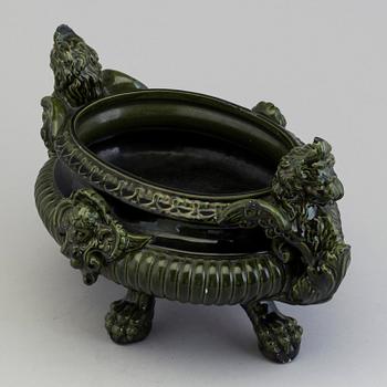 a ceramic JARDINIÈRE from around 1900.