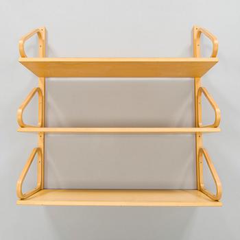 Alvar Aalto, a 1960s/70s  '112B-3' shelf for Artek.