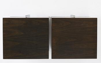 Ico Parisi, a pair of side tables, model series "540", Fratelli Longhi, Italy, 1960s-70s.