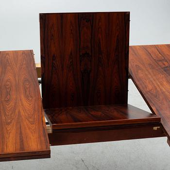 Willy Sigh, a rosewood dining table, H. Sigh & Søn, Denmark, 1960s.