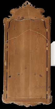 A Swedish Rococco 18th century mirror.