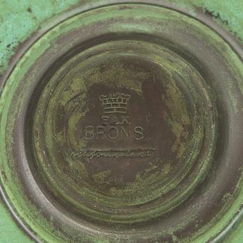 Nils Fougstedt, candlesticks a pair Swedish Grace 1930s.