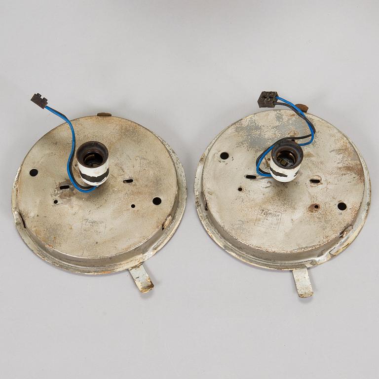 Paavo Tynell, taklampor, ett par, modell 80112-30 Idman 1900-talets mitt.