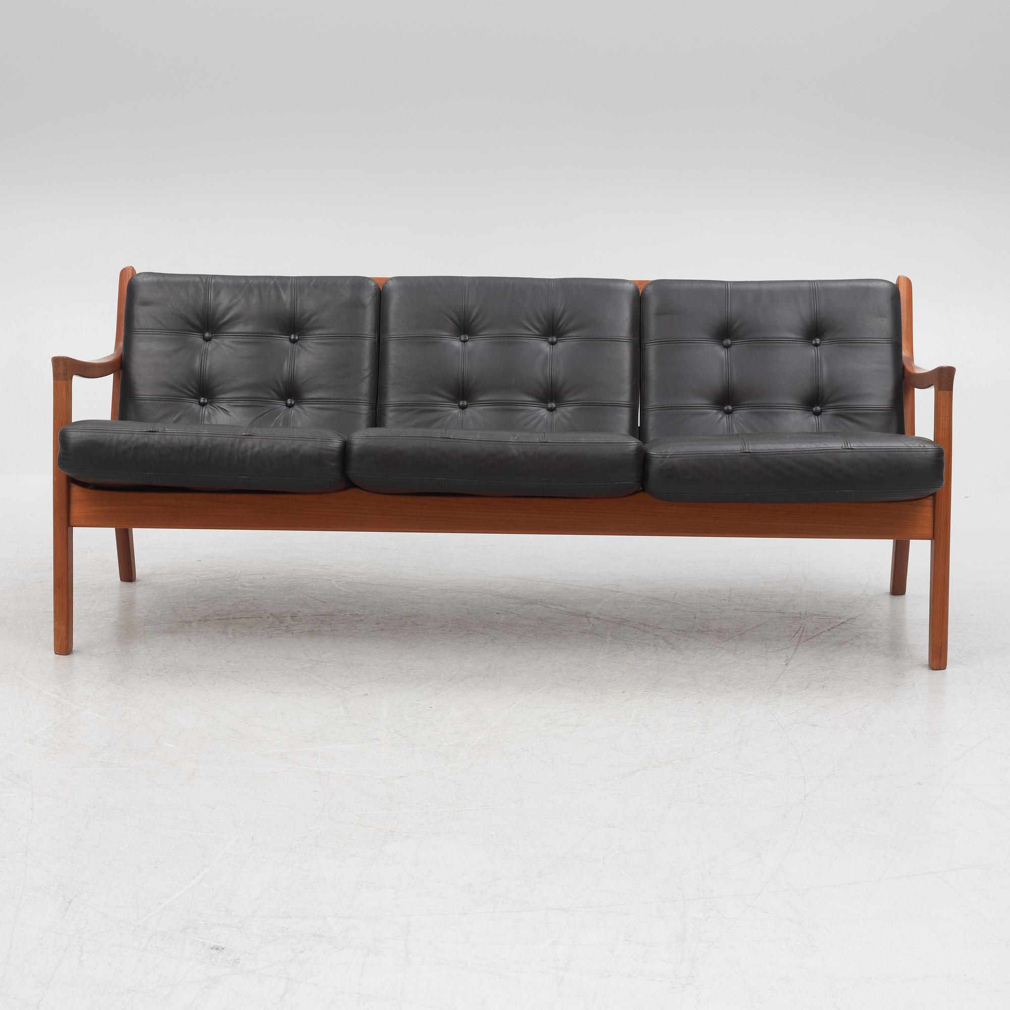 Ole Wanscher, a 'Senator' sofa, France & Son, Denmark, 1960s.
