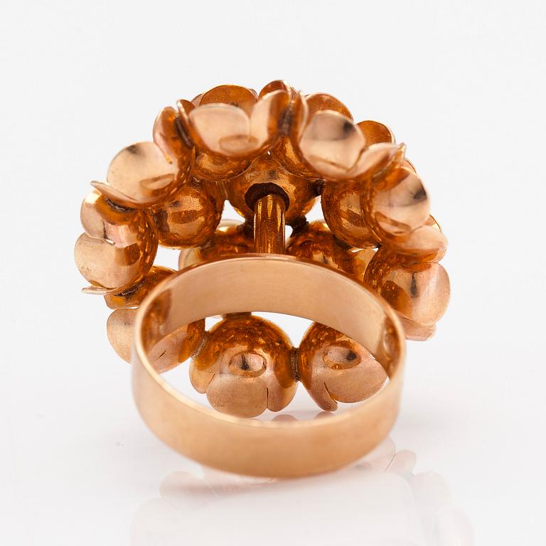 Liisa Vitali, a 14K gold ring 'Spring', Westerback, Helsinki 1970.