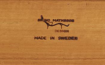 A Bruno Mathsson reclining chair, produced by Karl Mathsson in 1940's.