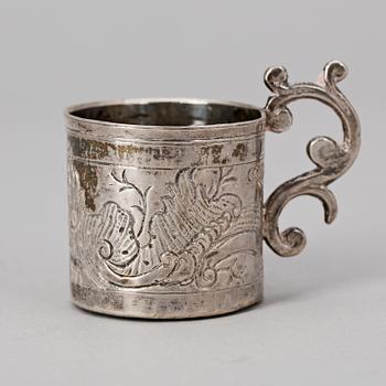 BÄGARE, silver, trol Fyedor Petrov, Moskva, Ryssland, 1700-tal.