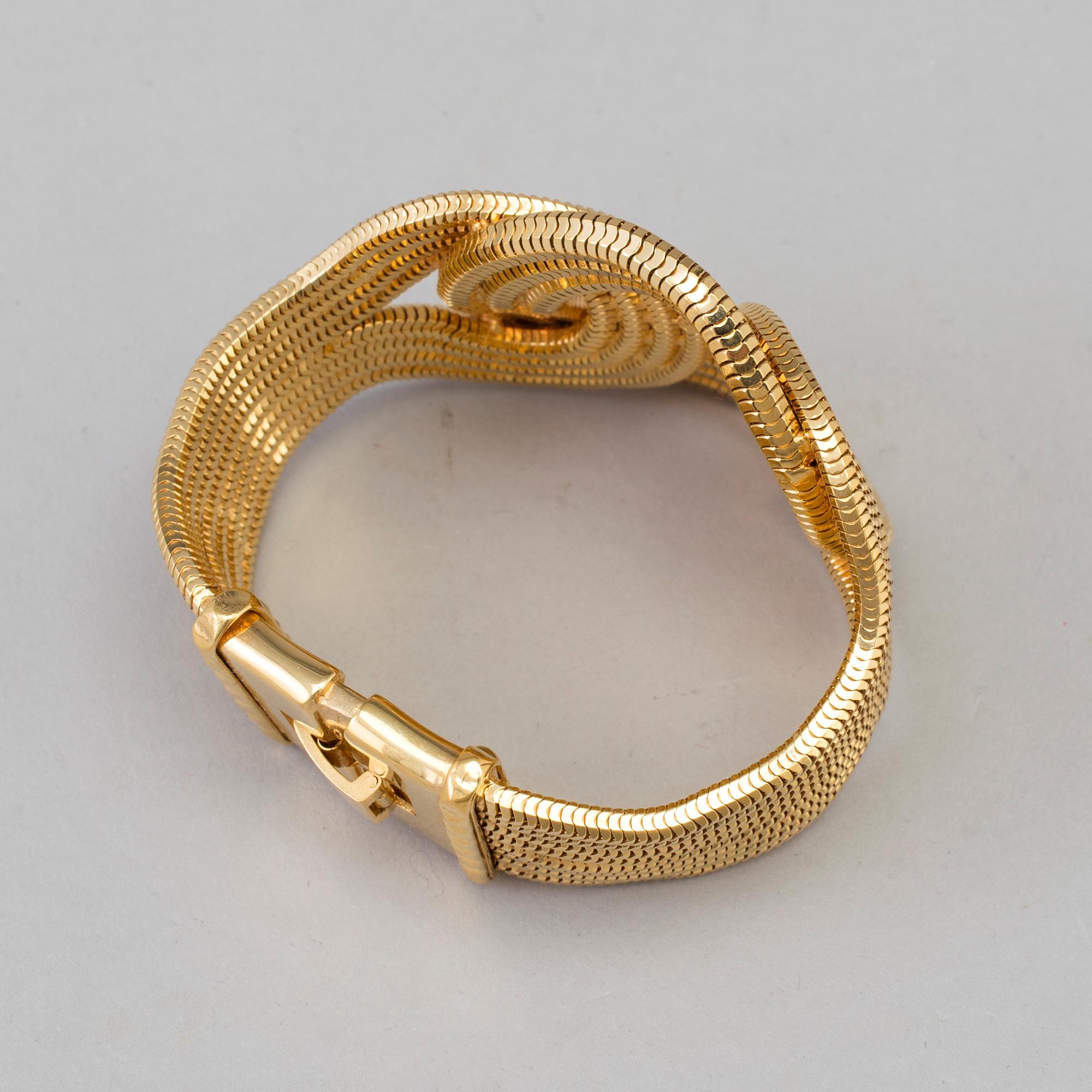 LARA BOHINC, armband, guldfärgad metall.