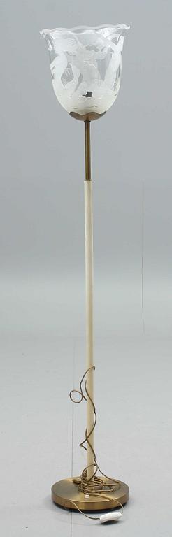 GOLVLAMPA, Glössner & Co, komp. Löwenadler. 1940-tal.