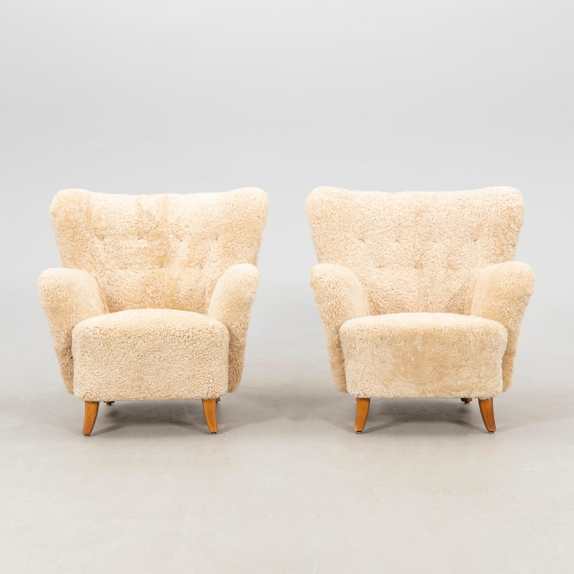 Ilmari Lappalainen, fåtöljer ett par 1940/50-tal Finland.