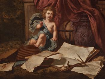 Nicolaes Maes Tillskriven, Allegori över konsterna.