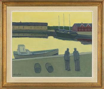 Helge Linden, Vid hamnkajen.