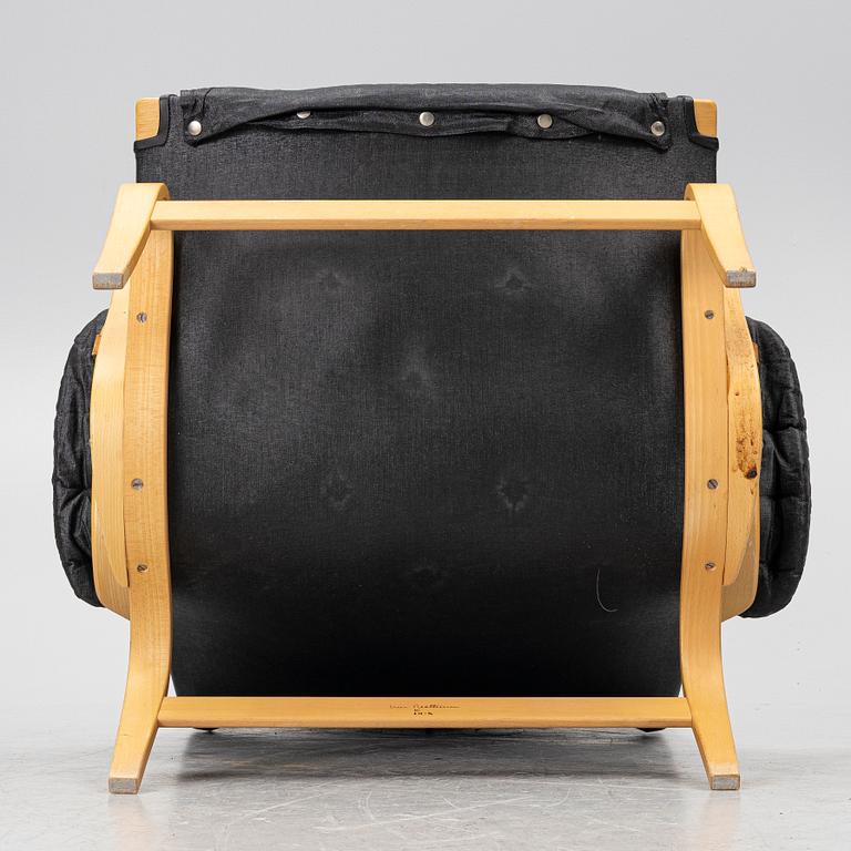 Bruno Mathsson, a 'Pernilla' armchair, Dux, Sweden, later part of the 20th century.