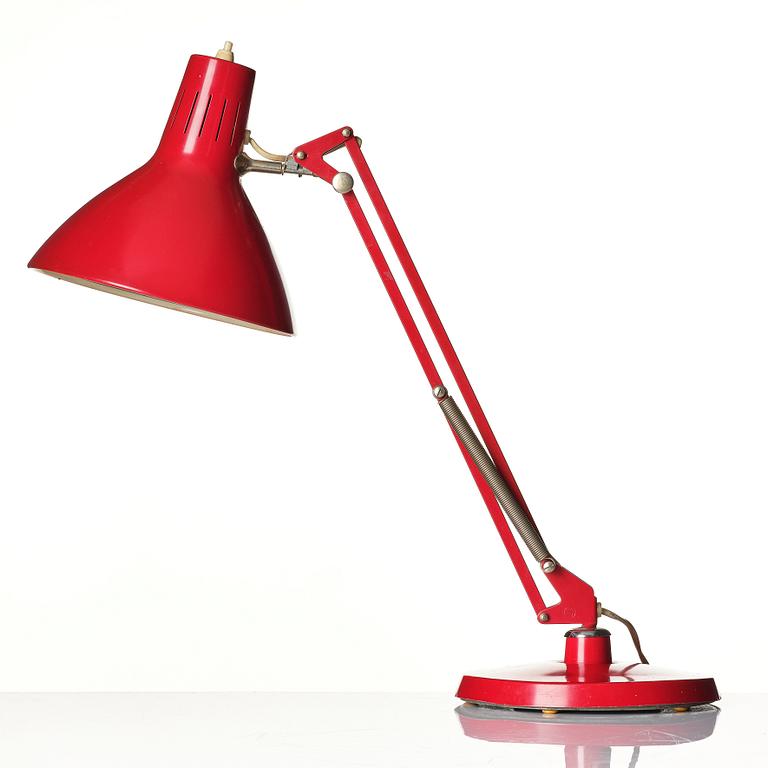 Jac Jacobsen, a desk lamp, model "L 9", Luxo, Norway, mid-20th century.